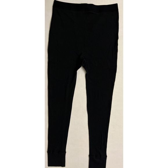 SKIMS Womens Sz XL New! AP-LEG-0039 Cotton/Elastane Leggings Ribbed Color SOOT - Picture 4 of 11